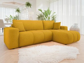 Γωνιακός καναπές Furyn-Moustardi
