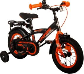 Thombike 12 Inch 21,5 cm Boys Coaster Brake Black/Orange
