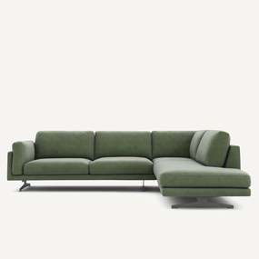 Γωνιακός καναπές από βελούδο, Cesar