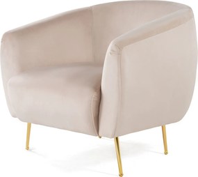 Πολυθρόνα Eses - Χρώμα Μπεζ- 70x82x82εκ