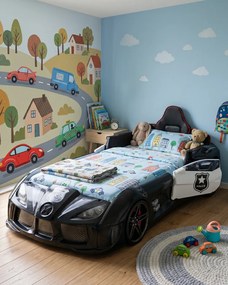 Παιδικό Κρεβάτι Police Racer LED
