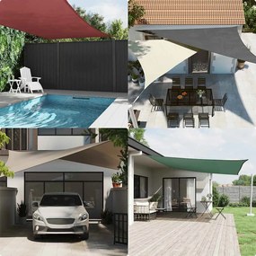 vidaXL Σκίαστρο για τον Ήλιο Κίτρινο 2x2x2 μ. 100% Πολυεστέρας Oxford