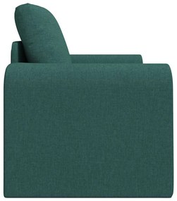 vidaXL Κρεβάτι καναπές Σκούρο πράσινο 98 x 71 x 83 εκ. ύφασμα