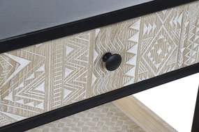 Έπιπλο Εισόδου Home ESPRIT Καφέ Μαύρο 120 x 38 x 80 cm