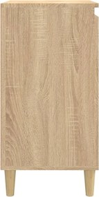 vidaXL Κομοδίνα 2 τεμ. Sonoma Δρυς 40x35x70 εκ. από Επεξεργασμένο Ξύλο
