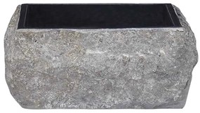 vidaXL Νιπτήρας Μαύρος 30 x 30 x 13 εκ. Μαρμάρινος