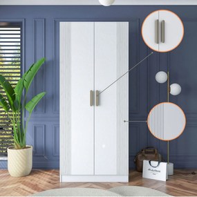 Ντουλάπα Λευκό BREDE 90x57.5x210