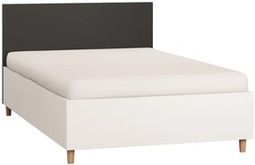 Κρεβάτι Simple-120 x 200-Λευκό - Μαύρο