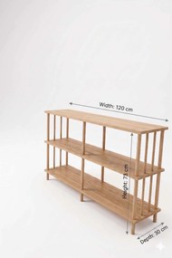 Μπουφές Πεύκο LUNOTU 120x30x73