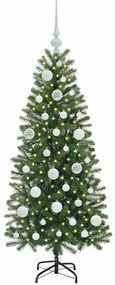 vidaXL Τεχνητό Χριστουγεννιάτικο Δέντρο Πράσινο 120 cm ΠΕ και PVC