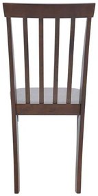 Καρέκλα Houston pakoworld σε καρυδί απόχρωση 40x49x94εκ