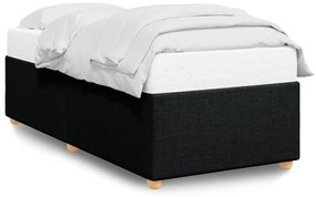 vidaXL Πλαίσιο Κρεβατιού Boxspring Μαύρο 100 x 200 εκ. Υφασμάτινο