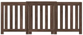 vidaXL Κάλυμμα Καλοριφέρ Καφέ Δρυς 205x21,5x83,5εκ. Επεξεργασμένο Ξύλο
