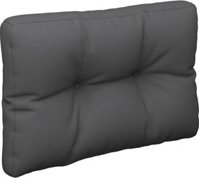 vidaXL Μαξιλάρι Παλέτας Ανθρακί 60 x 40 x 12 εκ. Υφασμάτινο