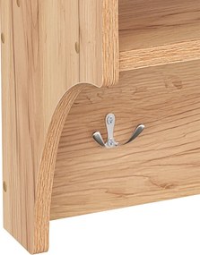 Κρεμάστρα Crosta pakoworld σε oak απόχρωση 80x28x40εκ
