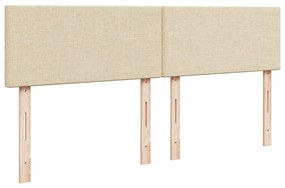 ΚΡΕΒΑΤΙ BOXSPRING ΜΕ ΣΤΡΩΜΑ ΚΡΕΜ 180X200 ΕΚ. ΥΦΑΣΜΑΤΙΝΟ 3286757