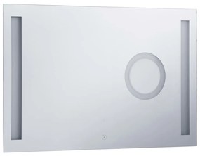 vidaXL Καθρέφτης Μπάνιου Τοίχου με LED/Αισθητήρα Κίνησης 100 x 60 εκ.