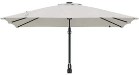vidaXL Ομπρέλα Κήπου Άμμος 248.5 x 247.5 x 160 εκ. ύφασμα