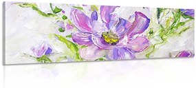 Εικόνα ζωγραφισμένα λουλούδια σε καλοκαιρινό σχέδιο - 120x40