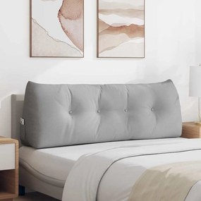 vidaXL Μαξιλάρι Πλάτης Σκίουρος Γκρί 140 x 24 x 50 εκ ύφασμα