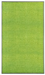 vidaXL Πατάκι Εισόδου Πλενόμενο Πράσινο 90 x 150 εκ.