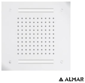 Almar White Matt PVD Κεφαλή Χρωματοθεραπείας εντοιχισμού οροφής 1 ροής E044259-300