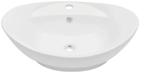 vidaXL Σετ Επίπλων Μπάνιου 2 Τεμαχίων Μαύρο Κεραμικό