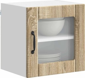 vidaXL Ραφιέρα τοίχου LUCCA Sonoma Δρυς 40 x 31 x 40 εκ.