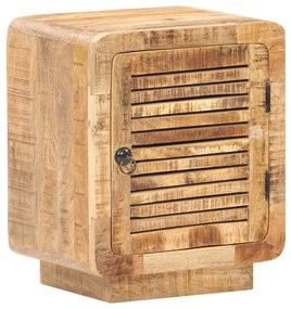 vidaXL Κομοδίνο 40 x 30 x 50 εκ. από Ακατέργαστο Ξύλο Μάνγκο