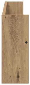 vidaXL Ράφι Περιοδικών με ράφι 2 pcs Artisan Oak 80 x 12 x 30 εκ