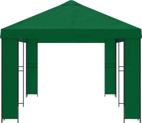 vidaXL Κήπος Γκαζebo 6 x 3 m Πράσινο Πολυεστέρας και Χάλυβας 190 gsm