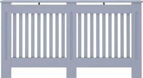 vidaXL Κάλυμμα Καλοριφέρ Ανθρακί 152 x 19 x 81,5 εκ. από MDF