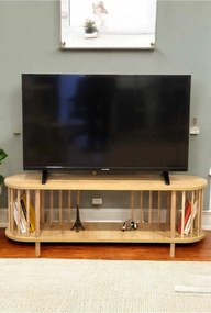 Έπιπλο Τηλεόρασης Sapphire Δρυς LOGADRU 120x30x43