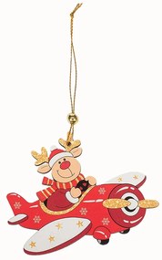 Χριστουγεννιάτικο Ξύλινο Στολίδι 10cm 237789b