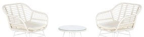 Σετ Τραπέζι με 2 Καρέκλες DKD Home Decor 56 x 57,5 x 82 cm