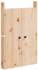 vidaXL Πόρτες Κουζίνας Εξ. Χώρου 2 τεμ. 50x9x82 εκ. Μασίφ Πεύκο