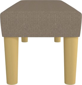 vidaXL Πάγκος Taupe 100x30x30 εκ. Υφασμάτινος