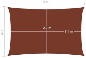 ΠΑΝΙ ΣΚΙΑΣΗΣ ΟΡΘΟΓΩΝΙΟ ΤΕΡΑΚΟΤΑ 3 X 6 Μ. ΑΠΟ ΎΦΑΣΜΑ OXFORD 135378