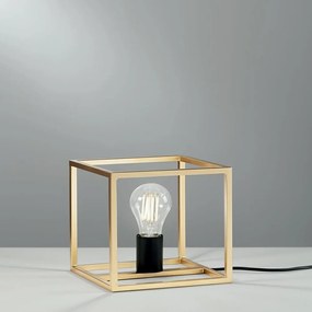 Επιτραπέζιο Φωτιστικό I-Kimera-L1 E27 22x20x20 Black-Gold Luce Ambiente Design
