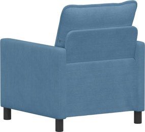 vidaXL Καναπές Μπλε 76 x 81 x 87,5 εκ Ύφασμα
