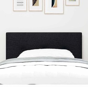 vidaXL Κεφαλάρι με κεφαλάρι Μαύρο 80 cm Τεχνητό Δέρμα