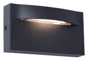 Απλίκα Φωτιστικό Τοίχου LED 9W 3000K IP65 13,7x7,5 Vita Viokef 4298200 Ανθρακί