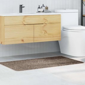 vidaXL Πάτος μπάνιου  Ορθογώνιος Καφέ 70x120 εκ. Πολυπροπυλένιο Αντιολισθητικός