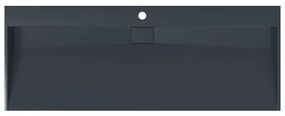 vidaXL Νιπτήρας Ανθρακί 120x46x11 εκ. Συνθετικός από Τεχνητό Μάρμαρο