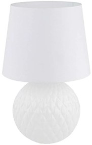 Φωτιστικό Επιτραπέζιο Santana 16046 Φ39x60cm 1xE27 15W White TK Lighting