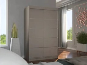 Ντουλάπα Alacant 120 συρόμενη-Γκρεζ