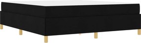 vidaXL Σκελετός Κρεβατιού Μαύρο 180 x 200 cm ύφασμα