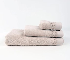 Σετ Πετσέτες 3 ΤΜΧ Small Flower Beige 000000002379