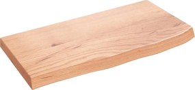 vidaXL Πάγκος Μπάνιου Αν. Καφέ 60x30x(2-4) εκ. Επεξεργ. Μασίφ Ξύλο