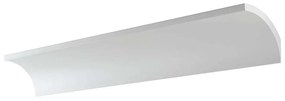 Φωτιστικό Τοίχου - Απλίκα Mustang LED-W-MUSTANG-600 15W Led 60x8x7,6cm White Intec Aluminium